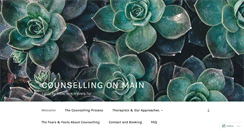 Desktop Screenshot of counsellingonmain.com